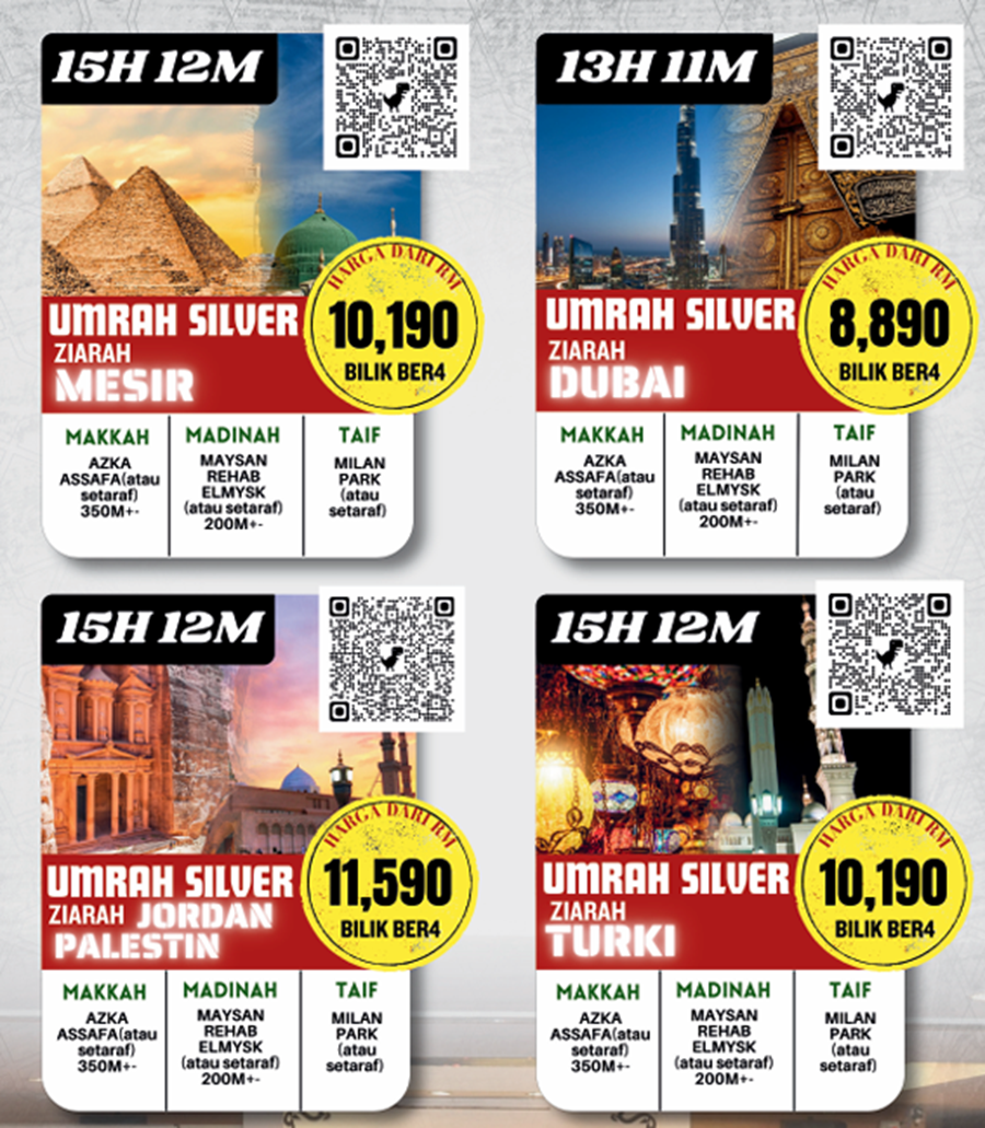 Pakej-Pakej Umrah dan Ziarah